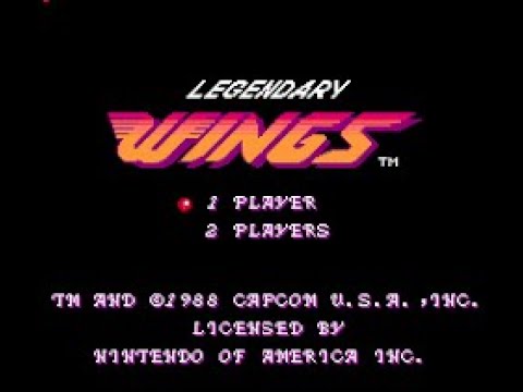 Видео: Legendary Wings Walkthrough (Легендарные крылья прохождение) NES, Famicom, Dendy, 8 bit