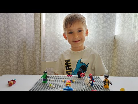 Видео: обзор на lego человечков Marvel