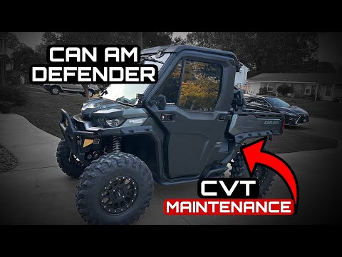 Видео: Техническое обслуживание CAN AM Defender CVT (замена ремня // осмотр // обслуживание)