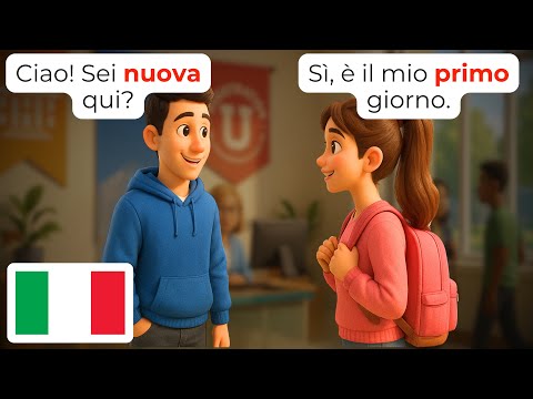 Видео: 🇮🇹 Университетская жизнь на итальянском | A1-A2 | Учите итальянский быстро для начинающих