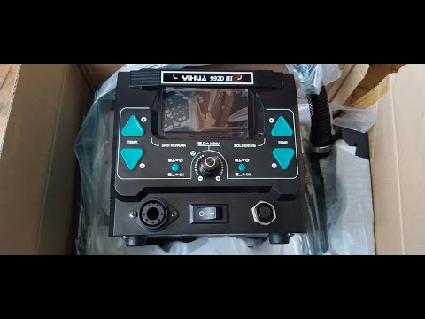 Видео: Yihua 992D-III Мой опыт.  Изумительная паяльная станция. Фен 1100Вт, паяльник серии С210/С245.