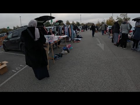 Видео: Охота за выгодными предложениями на воскресных распродажах/блошиных рынках автобагажников в Олдко...