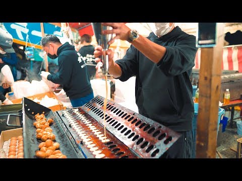 Видео: Самая агрессивная уличная еда в Киото, Япония! "Кастелла младенца Маэды" слишком вкусная!