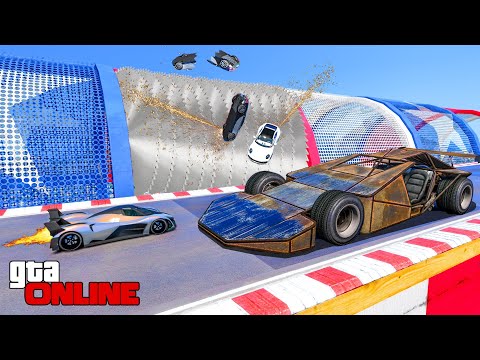 Видео: СТЕНКА НА СТЕНКУ С ЛОВУШКАМИ БЕЗ ТОРМОЗОВ В ГТА 5 ОНЛАЙН (ПИХУЧКИ)