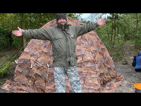 Видео: Хороший день на реке)))) Ловим рыбу и жарим вкусняшки в нашей новой универсальной палатке Алтай УП 2