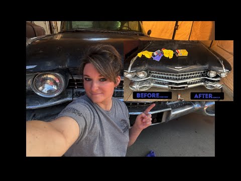 Видео: Детализация бампера Cadillac Barfind 1959 года. Эпизод 1. #1959cadillac #barnfinds #cardetailing ...