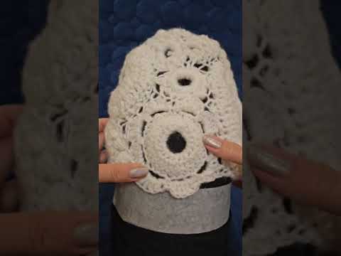 Видео: Ирландское кружево . Шапочка. Сшиваем мотивы