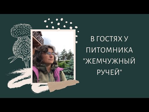 Видео: Наталья Самойленко в гостях у питомника "Жемчужный ручей"