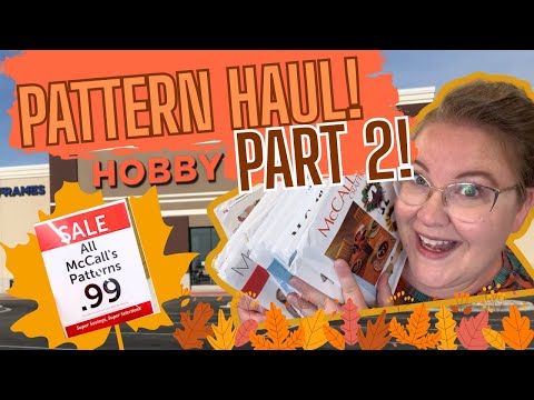 Видео: Часть 2!! || Распродажа выкроек от McCall за 0,99 $