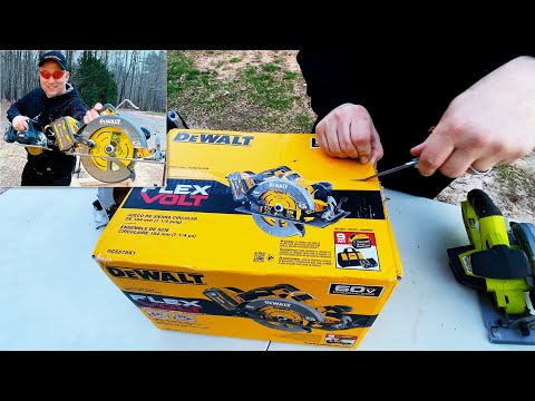 Видео: Купил DeWalt FlexVolt 60v - Ручную Дисковую Пилу за $340 | Распаковка Пилы Очень Удивила!