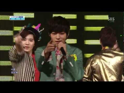 Видео: INFINITE [Человек в любви] @ SBS Inkigayo Популярная песня 20130331