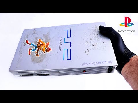 Видео: Купил красный экран смерти Playstation2 Fat! Могу ли я исправить PS2 Repair Retro Console Restoratio