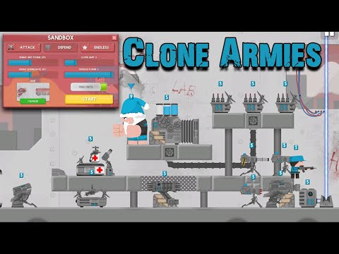 Видео: Новый Sandbox, новые режимы! Clone Armies Tactical Army Game