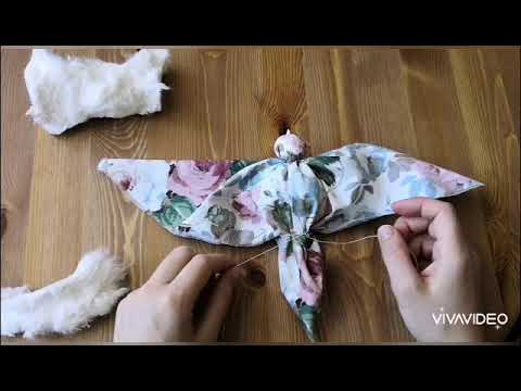 Видео: Мастер класс Изготовление куклы оберега Птица счастья, птица радость