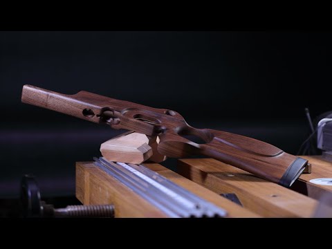 Видео: Изготовление орехового приклада для пневматической винтовки
