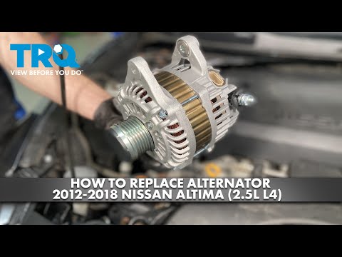 Видео: Как заменить генератор на Nissan Altima 2.5L L4 2012-2018 годов