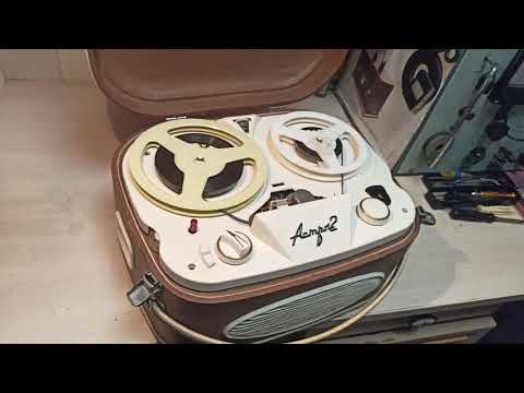 Видео: Астра-2 ламповый магнитофон, 1962 год
