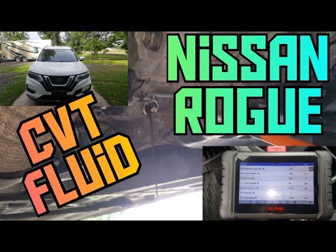 Видео: Как заменить и проверить трансмиссионную жидкость CVT в Nissan Rogue 2017 года