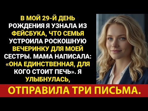 Видео: На мой 29-й день рождения родители сказали, что моя сестра — «единственная, кого стоит праздновать»