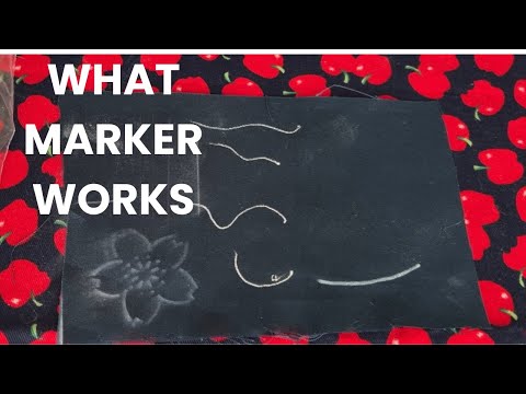 Видео: Лучшие инструменты для разметки сашико на темной ткани (что действительно работает)