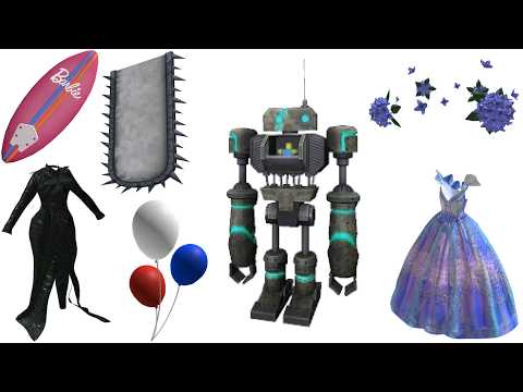 Видео: КОСТЮМ РОБОТА, ВОЗДУШНЫЕ ШАРЫ, ПЛАТЬЕ, АУРА, ДОСКА - КАК ПОЛУЧИТЬ БЕСПЛАТНЫЕ ВЕЩИ В РОБЛОКС КАРТЫ