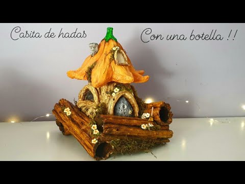 Видео: 💕ЦВЕТОЧНЫЙ ДОМ ФЕИ С БУТЫЛКОЙ!!!💕ДОМ ФЕИ ИЗ СУХОЙ ГЛИНЫ😍