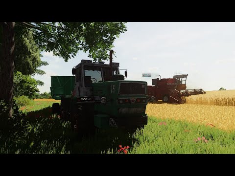 Видео: Уборка в Совхозе ,,РАССВЕТ'' 1989г.