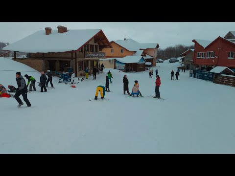 Видео: Тростян. Спуск на центр. Славське. Гори вражень