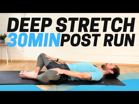 Видео: Глубокое восстановление: 30-минутная растяжка после пробежки