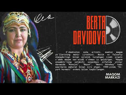 Видео: Berta Davidova - Munojot | Берта Давидова - Муножот