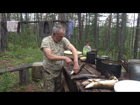 Видео: Таежная речка. Рыбалка 3 часть.