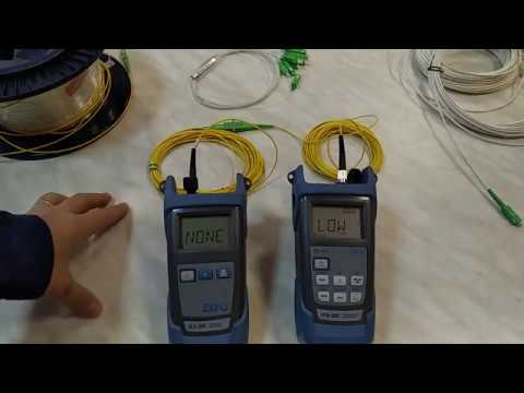 Видео: Измерение мощности и потерь EXFO FPM 600