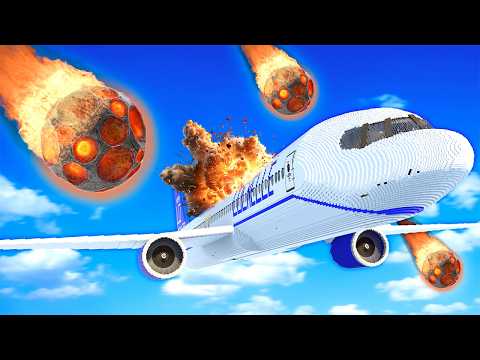 Видео: Что будет если МЕТЕОРИТ ВРЕЖЕТСЯ В САМОЛЁТ? ► Teardown