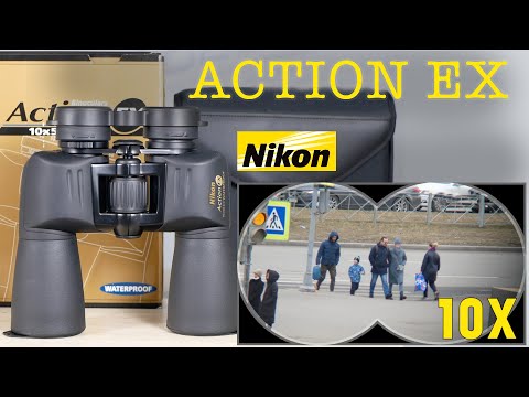 Видео: Обзор: Бинокли Nikon Action EX WP