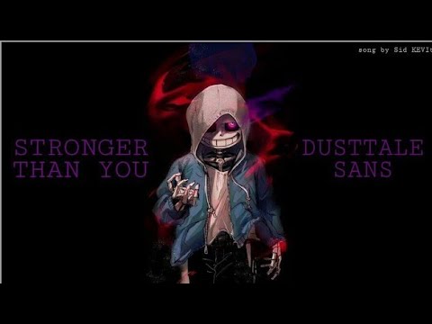 Видео: Dusttale Поэма Даст Санса - Сильнее чем ты (Stronger than you Русская версия Dust sans)