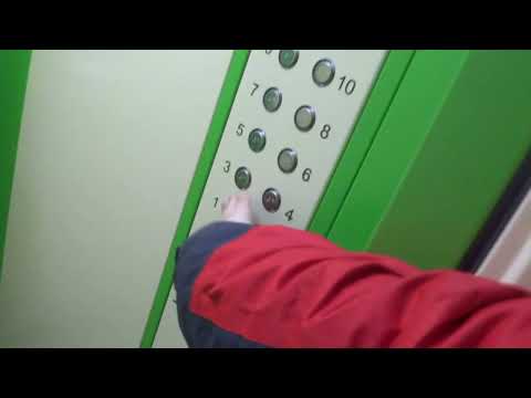 Видео: Электрический лифт V=1 м-с, грузоподъемность 400 кг (1833), музыкальный лифт Мослифт