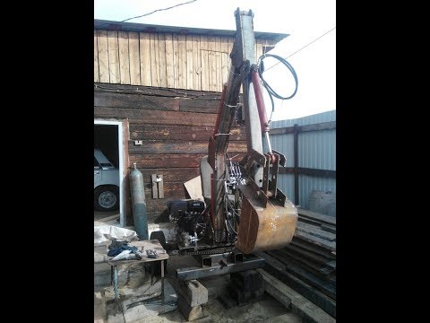 Видео: "Мини экскаватор. Доработки."