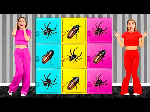 Видео: Челлендж Цветная Загадочная коробка | Смешные Cитуации от BaRaDa Challenge