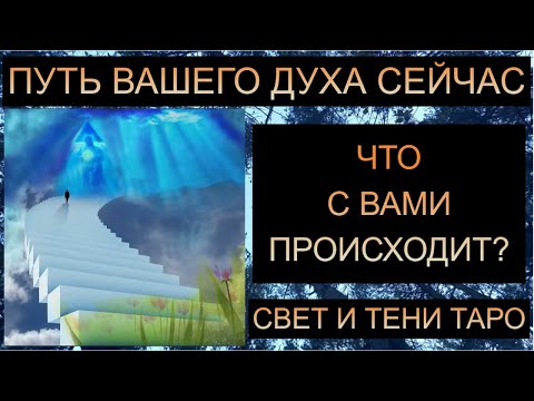 Видео: ПУТЬ ВАШЕГО ДУХА: ЧТО С ВАМИ СЕЙЧАС ПРОИСХОДИТ?? #таро #таропрогноз #таросегодня