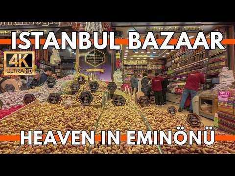 Видео: Стамбул Турция 2025 | Экскурсия по рынку Eminönü Old Bazaar 4K и реальные цены