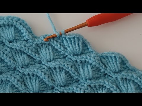 Видео: Простое вязание крючком детского одеяла с волнами воды для начинающих - Crochet Blanket Pattern