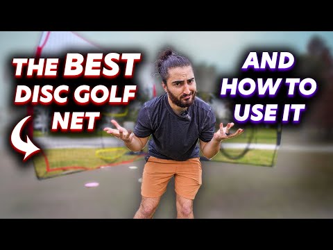 Видео: Стоит ли эта новая сетка для диск-гольфа шумихи? | Обзор Visionary Disc Golf vs Baseball Net (Ski...