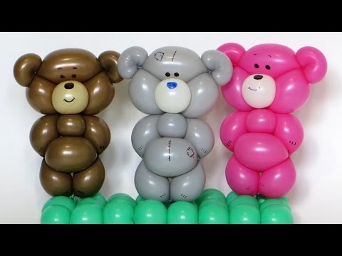 Видео: Плюшевый мишка из шарика / One balloon Teddy bear (Subtitles)