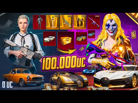 Видео: ПРОКАЧКА НА $100 000 UC! 🔥 ОН ПРОШЕЛ ПРОВЕРКУ НА ДРУЖБУ 🥺💔 ЗАБРАЛ 3 БУГАТТИ - НЕРЕАЛЬНОЕ ВЕЗЕНИЕ!