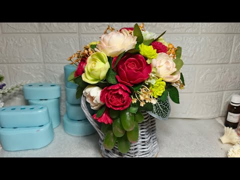 Видео: Мыловар. Сборка букета с виноградом. 🍇