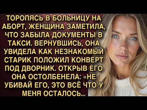 Видео: ТОРОПЯСЬ В БОЛЬНИЦУ НА АБОРТ, ЖЕНЩИНА ЗАМЕТИЛА, ЧТО ЗАБЫЛА ДОКУМЕНТЫ В ТАКСИ  А ЕДВА ВЕРНУВШИСЬ