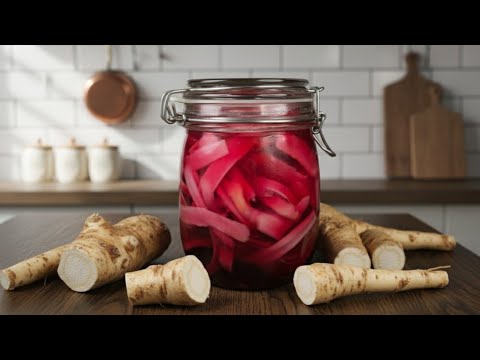 Видео: Как ЗАМАРИНОВАТЬ ХРЕН Быстро и Легко — новый РЕЦЕПТ, который удивит всех