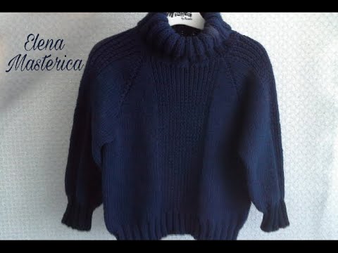 Видео: Свитер для мальчика (часть 1)/Elena Masterica/Sweater for a boy