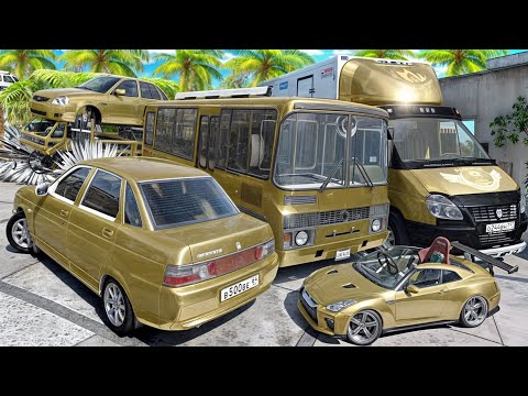 Видео: УГНАЛ КУЧУ ЗОЛОТЫХ ЧИТ ТАЧЕК И ОГРОМНЫЙ МОНСТР ТРАК У МАЖОРА ЗА 180 СЕК! БИТВА ВОРОВ В ГТА 5 ОНЛАЙН!