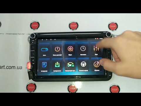 Видео: Магнитола Volkswagen / Skoda / Seat 8" от Cyclone, Android, 2 Гб ОЗУ, крутилки и кнопки, USB, WiFi